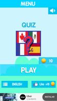 Quiz flags الملصق