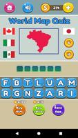 3 Schermata Fun Quiz - World Map Quiz