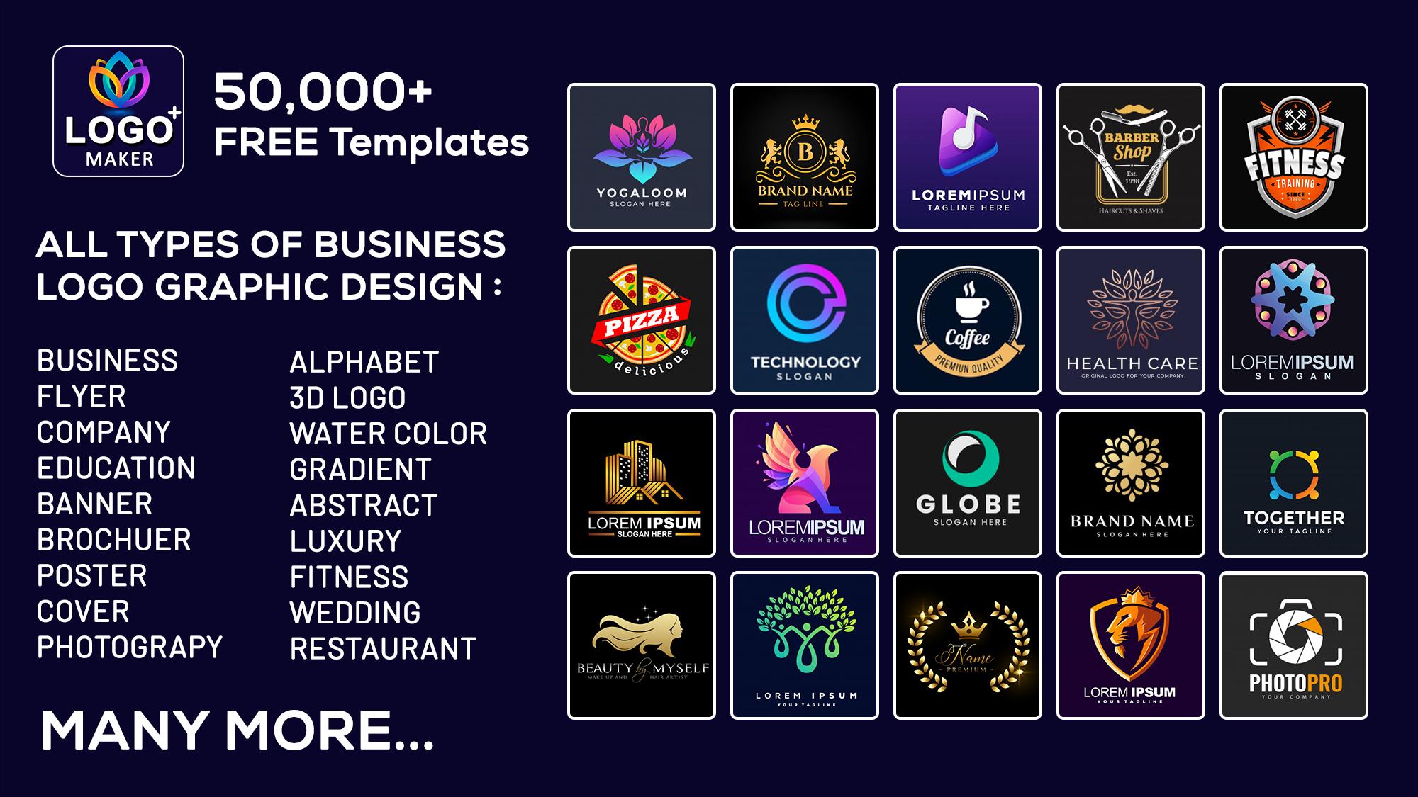 Logo Maker Free logo designer, Logo Creator app für Android - APK Within Business Logo Templates Free Download