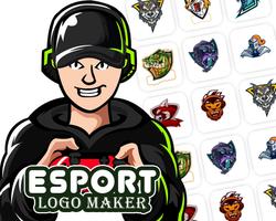 Esports Gaming Logo Maker Affiche