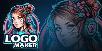 Logo  Esport Gaming Ai Maker plakat