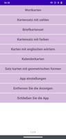 Karten - Lernwerkzeuge Plakat