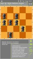Rycerze szachowi walczą plakat