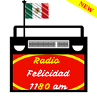 Radio Felicidad Mexico - 1180 AM Radio icône
