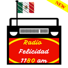 Radio Felicidad Mexico - 1180 AM Radio أيقونة