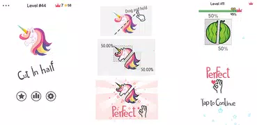 Cut In Half - Satisfying Game