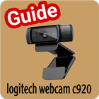 آیکون‌ logitech webcam c920 guide