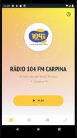 RÁDIO 104 FM CARPINA Affiche