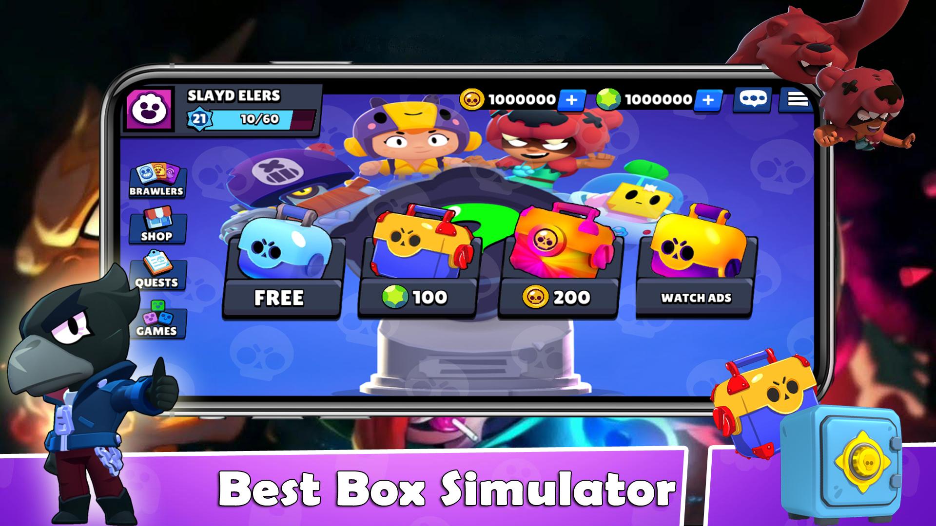 Box Simulator For Brawl Stars Bs For Android Apk Download - android 4.4 roda brawl stars