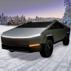Cyber ​​Truck Snow Camionnette icône