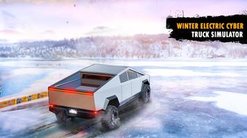 Cyber Truck Snow Drive screenshot 1