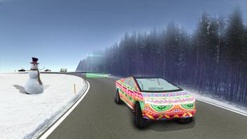 Cyber Truck Snow Drive screenshot 3