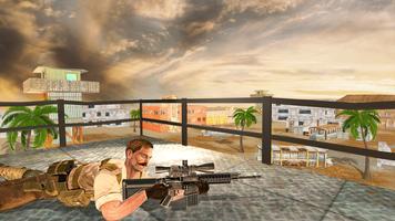 3D sniper shooting:  Army poster