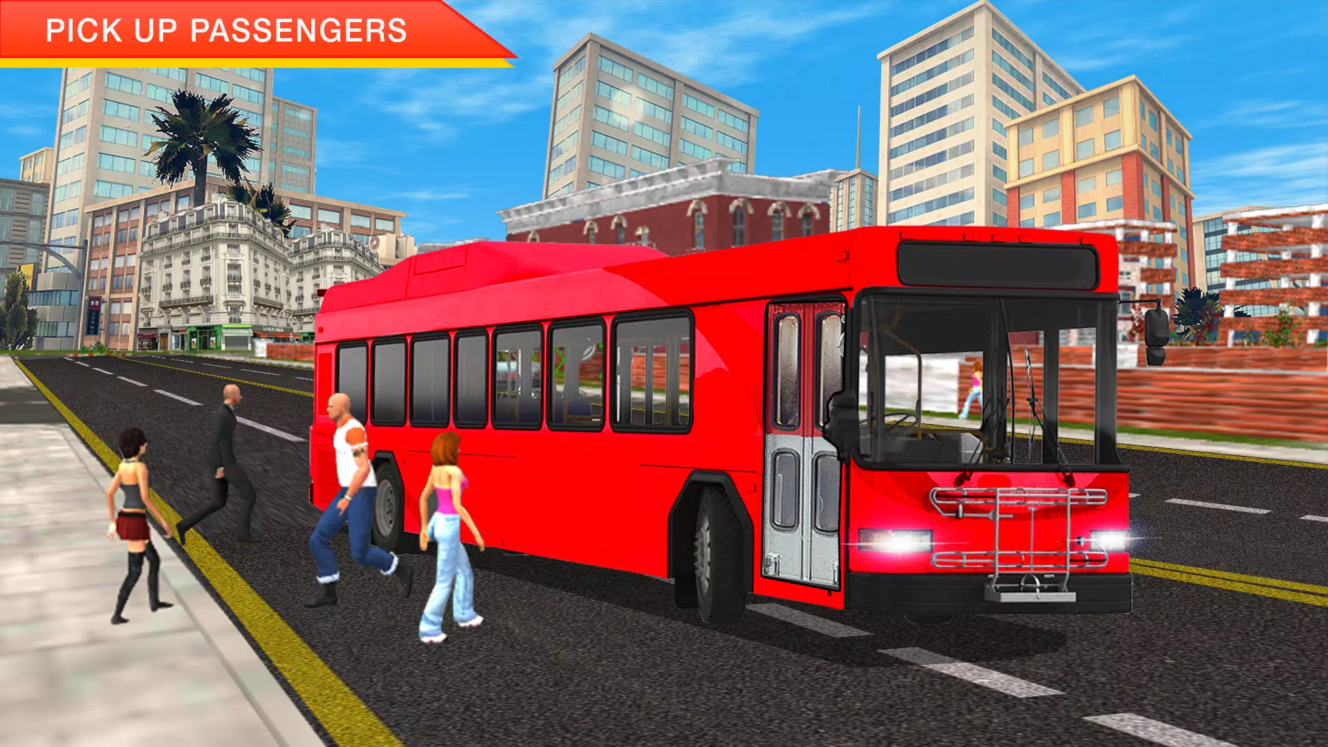 Android 用の 近代的な市内バス運転ゲーム Apk をダウンロード