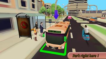 1 Schermata City bus driving game