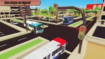 3 Schermata City bus driving game