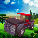 Monster truck car racing game icon