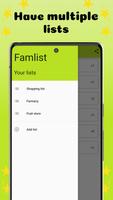 Famlist - Shared shopping list syot layar 2