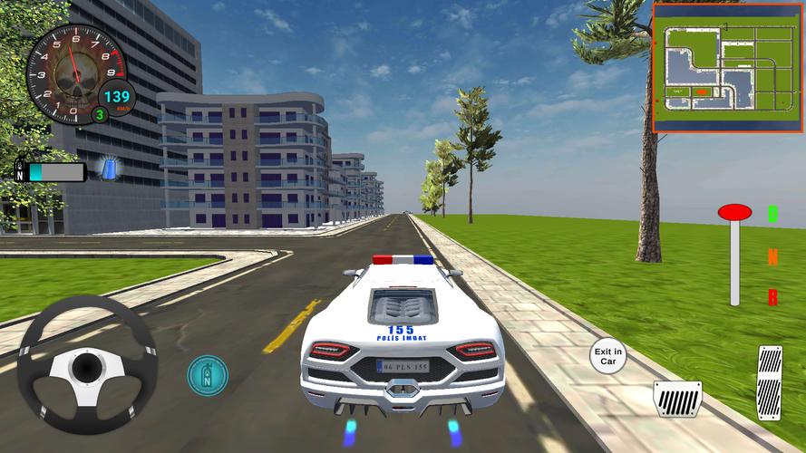Android İndirme için Lüks Polis Araba Oyunu APK
