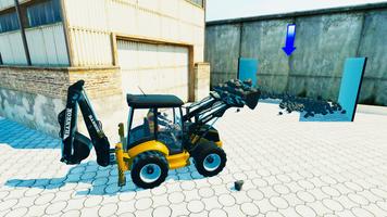 Heavy Excavator JC Backhoe Sim poster