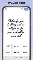 Font Style - Lettering Design screenshot 1