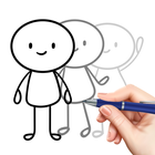 Stickman - draw animation app icono