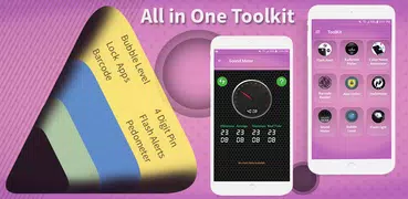 SPL,Flash Alert,Bubble Level,Pedometer,Toolbox