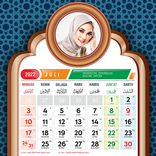 Kalender 2022 Bingkai Foto