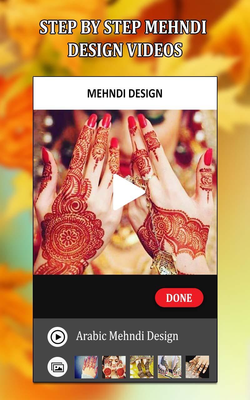 Simple Easy Mehndi Designs Videos Tutorial 2019 For Android Apk