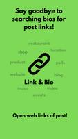 Link & Bio Plakat
