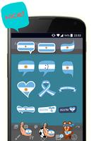 Sticker Bandera Argentina ภาพหน้าจอ 1