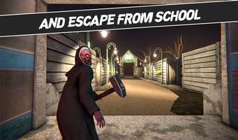 Death Evil Nun: Escape School ảnh chụp màn hình 2