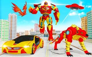Jeu de robot de transformation Affiche