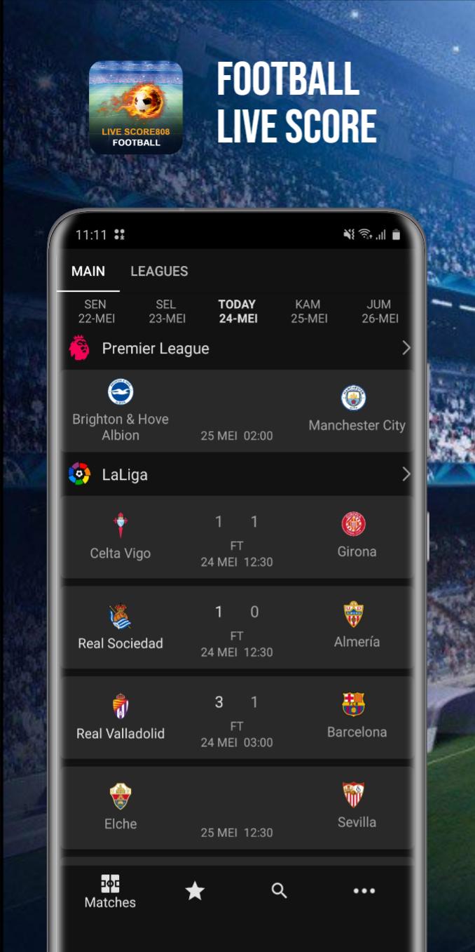 Live Score 808 Streaming APK for Android Download