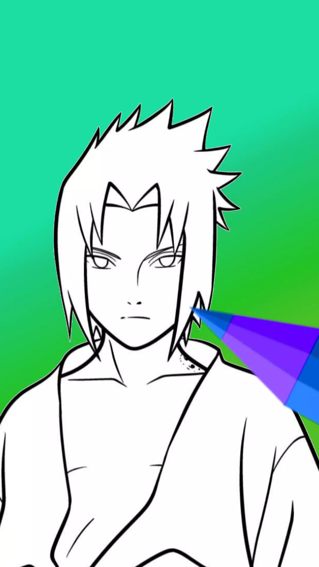 How to Draw Sasuke