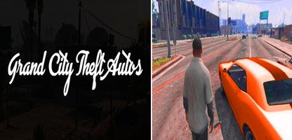 The Grand City Tips Theft Auto Affiche