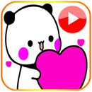APK Animated White Panda Stickers