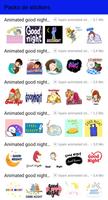 Animated good night stickers gönderen
