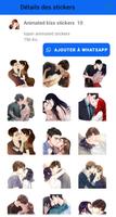 برنامه‌نما Animated kiss stickers عکس از صفحه