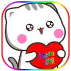 Mochi Peach Cat Stickers 图标