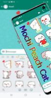 Mochi Peach Cat Stickers 海报