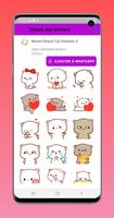 Mochi Peach Cat Stickers 截图 1