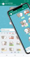Mochi Peach and Goma Stickers Ekran Görüntüsü 3