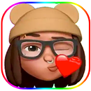 Memoji Black People Stickers APK
