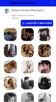 Stickers Hot para WhatsApp Ekran Görüntüsü 3
