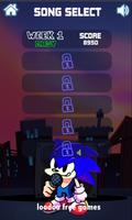 Blue Hedgehog Mod For Friday Night hero Funy Mod captura de pantalla 1