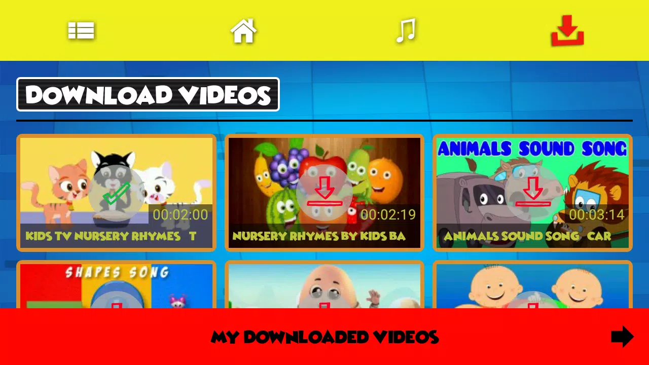 Kids Videos & Nursery Rhymes   Kids First für Android   APK ... Hol dir