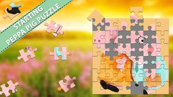 Pink Piggy Jigsaw Puzzle Games 2019 পোস্টার