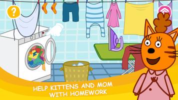 Kid-E-Cats: Housework Educational games for kids capture d'écran 3
