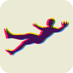عكس تطبيق الفيديو وحلقة أيقونة